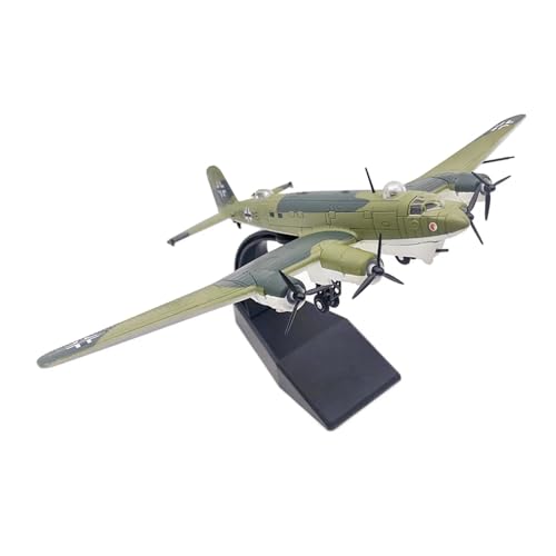 SONNIES For Decoración De Soporte De Avión Alemán, Modelo De Caza De Aleación De Fundición A Presión, Modelo De Juguete For El Hogar 1/144 (Color : B Ju-52 Plane Model)