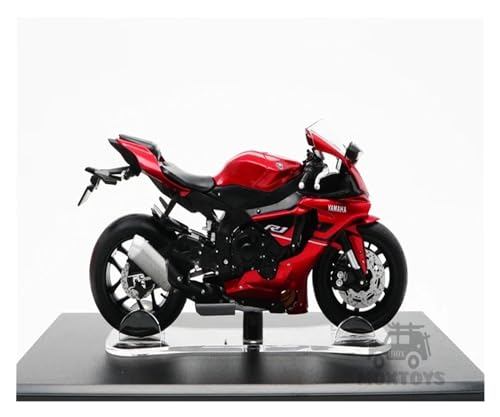 SONNIES For Yamaha R1 Rojo Negro Diecast Motocicleta 1:18 2018/2019 (Color : Blue)
