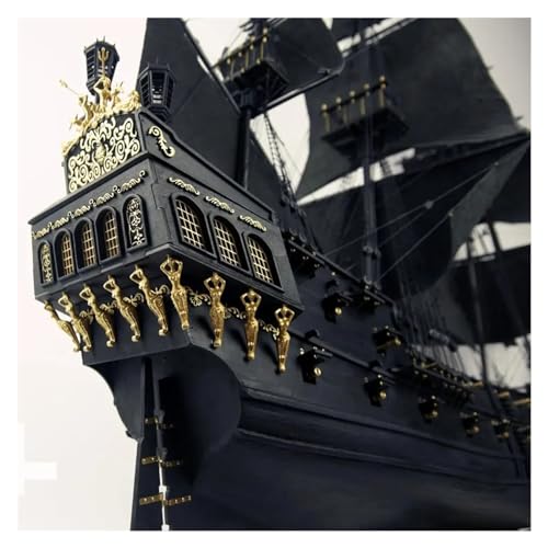 SONNIES Versión 2018 Mejorada 2015 Velero Black Pearl Interior Completo 1/35 En Kit De Construcción Modelo De Madera De Piratas del Caribe (Color : Whole Set All Tools)