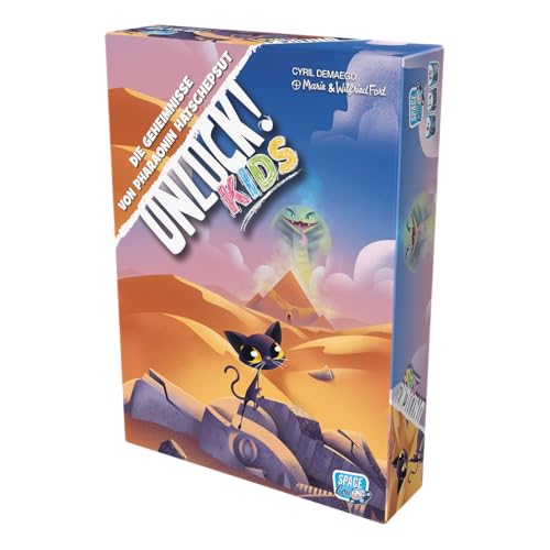 Space Cow, Unlock! Kids – Los Secretos de la faraona Hatshepsut, Juego de niños, Juego de Rompecabezas, 1-4 Jugadores, a Partir de 6 años, 20 Minutos, alemán