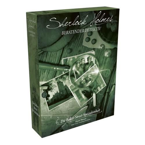 Space Cowboys | Sherlock Holmes: Beratender Detektiv – Die Baker-Street-Spezialeinheit | Kennerspiel | Juego de cartas | 1-8 Spieler | Ab 14+ años | 90 minutos | Deutsch