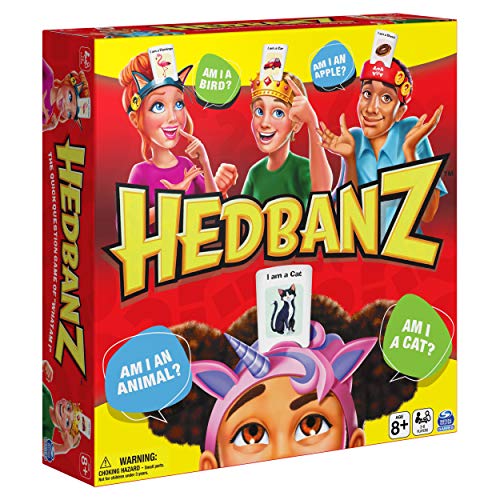 Spin Master Games Hedbanz - Juego de adivinación de imágenes para niños y familias