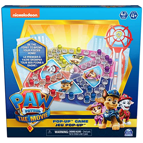 Spin Master Games Movie Pop, Classic Board Game for Kids Ages 4 and Up Juego de Mesa, Multicolor (6062964)