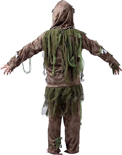 Spooktacular Creations Swamp Deluxe Skeleton Living Dead Zombie Disfraz para Halloween Kids Monster Rol de rol (pequeño (5-7 años))