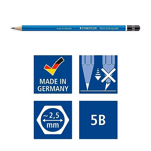 Staedtler 100-5B - Pack de 12 lápices