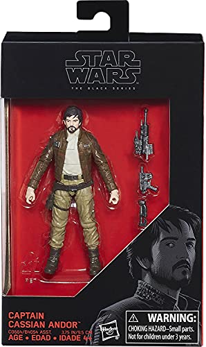 Star Wars 2017 The Black Series Captain Cassian Andor (Rogue One) Exclusive Action Figure, 3.75 Inches
