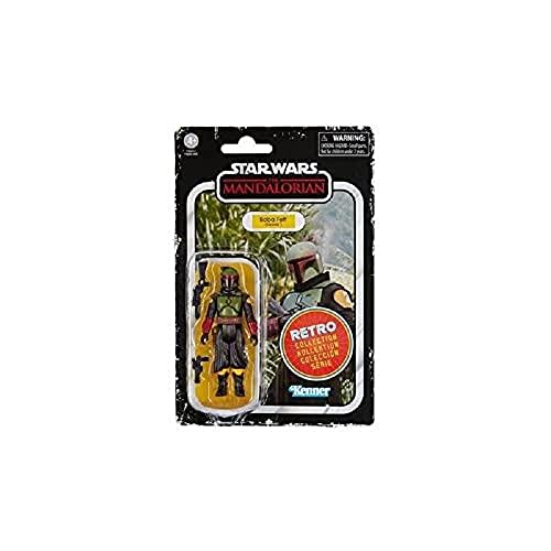Star Wars Hasbro colección Retro - Juguete Boba Fett (Morak) a Escala de 9.5 cm The Mandalorian, Figura de colección, Edad: 4 + (F4461)