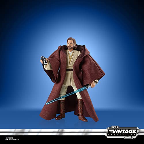 Star Wars Hasbro colección Vintage - Juguete OBI-WAN Kenobi VC31 a Escala de 9,5 cm - El Ataque de los Clones - Figura de acción - Edad: 4+ (F4492)