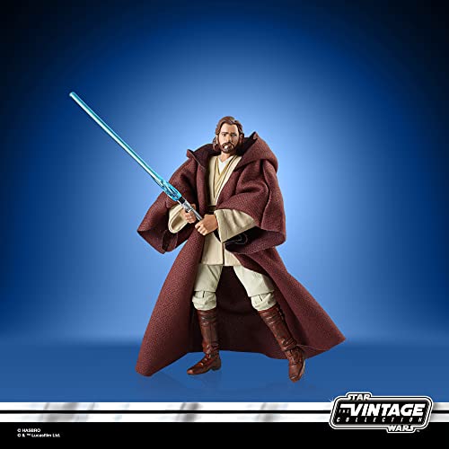 Star Wars Hasbro colección Vintage - Juguete OBI-WAN Kenobi VC31 a Escala de 9,5 cm - El Ataque de los Clones - Figura de acción - Edad: 4+ (F4492)