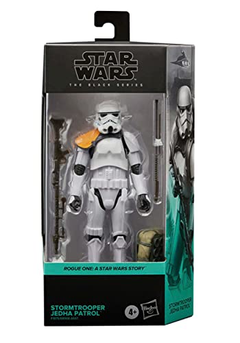 Star Wars Hasbro F18755X0 The Black Series Figura de Colección Stormtrooper Jedha Patrol, a Escala de 15 cm, Rogue One: Una Historia, Edad: 4+