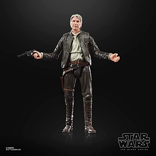 Star Wars Hasbro F4370 - The Black Series Archive - Juguete Han Solo a Escala de 15 cm - El Despertar de la Fuerza - Figura de colección, Edad: 4+