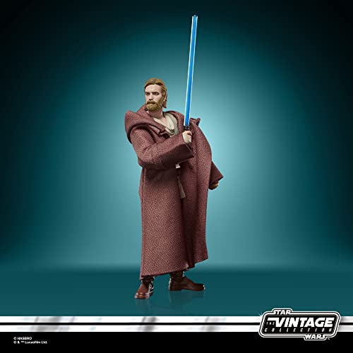 Star Wars Hasbro F4474 - la colección Vintage - Juguete OBI-WAN Kenobi (Wandering Jedi) a Escala de 9,5 cm - OBI-WAN Kenobi - Figura de acción - Edad: 4+