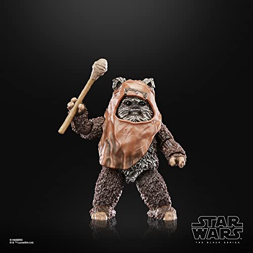 Star Wars Hasbro The Black Series - Wicket - Juguete a Escala de 15 cm - El Regreso del Jedi - Figura de colección del 40 Aniversario - Edad: 4, F7050