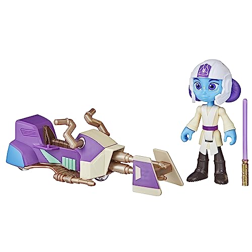 Star Wars - LYS Solay - Figura y Moto Speeder - Figuras y vehículos a Escala de 10 cm - Juguetes Juguetes para niños pequeños