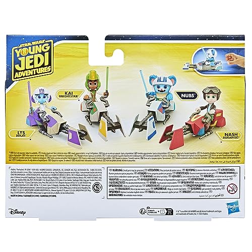 Star Wars - Nubs - Figura y Moto Speeder - Figuras y vehículos a Escala de 10 cm - Juguetes Juguetes para niños pequeños