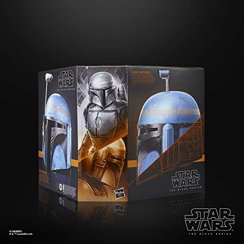 Star Wars The Black Series - Axe Woves Casco electrónico Premium - Star Wars: The Mandalorian - Artículo de colección para Adultos