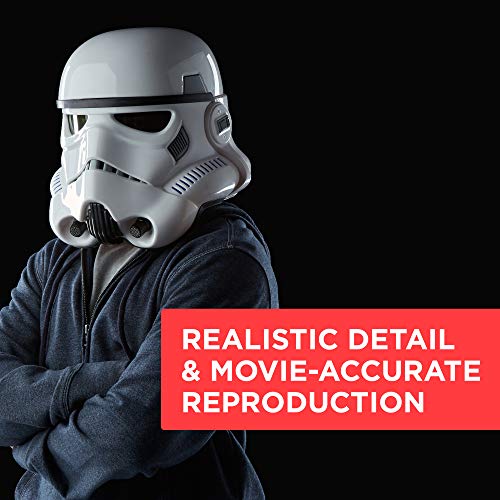 Star Wars The Black Series Rogue One Story Imperial Stormtrooper Casco de cambiador de voz electrónico Roleplay (exclusivo de Amazon)