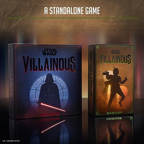 Star Wars Villainous: Scum and Villainy Juego de mesa de estrategia para edades de 10 años en adelante – The First Star Wars Villainous Expandalone