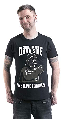 Star Wars We Have Cookies Hombre Camiseta Negro M 100% algodón Regular