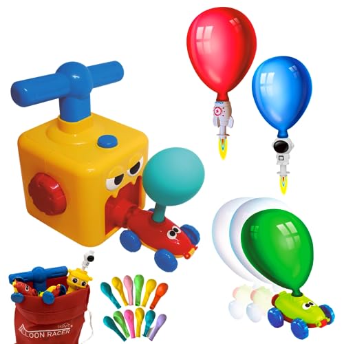 STARLYF Coche de Juguete Balloon Racer, Coche de Lanzamiento impulsado por Globos, Juguete de Coche con Globo, Coches de Juguete con Globos, Coche de Globo de energía inercial