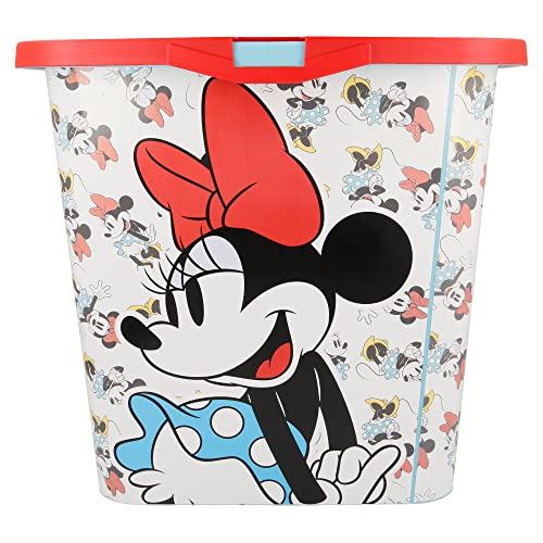 Stor Caja de almacenaje con Cierre de Click de 23 litros de Minnie Mouse