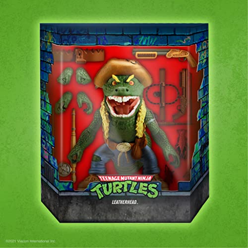 Super7 Teenage Mutant Ninja Turtles Ultimates: Leatherhead 7-Inch Action Figure