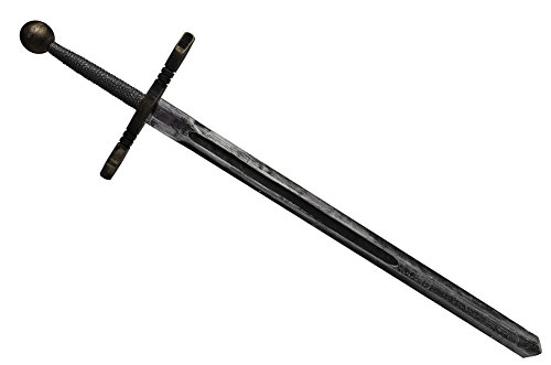 Sword EXCALIBUR 102 cm / 40 pulgadas nuevo juguete de madera para niños / niños Medieval Knight Theme 2 Handed (negro)