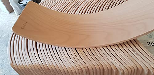 Tabla curva Montessori de madera con certificado CE-Fabricación propia en España-natural o barnizada