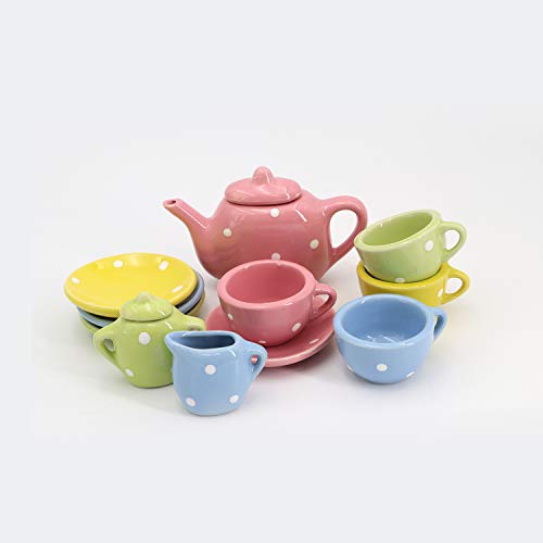 Tachan- Set de té de Porcelana, Multicolor, Medium (CPA Toy Group Trading S.L. 780T00493)