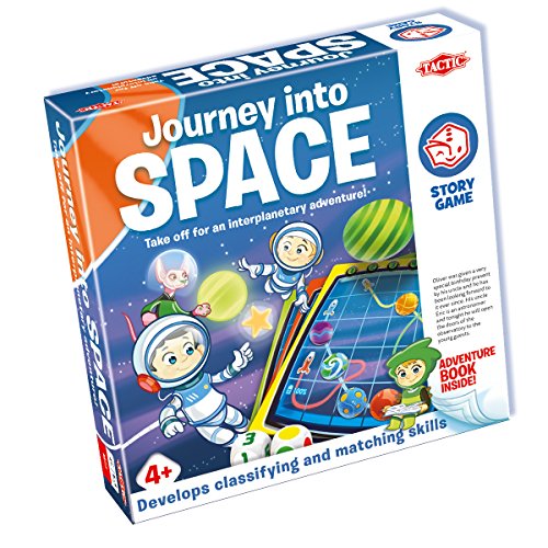 Tactic- Journey Into Space-Story Book & Game Leer-Fácil de Jugar-Diversión para los jóvenes-Lee la Historia, Juego, Color Mixto (54881)