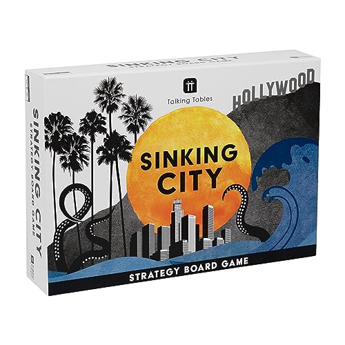 Talking Tables : Juego de mesa Sinking City. Una aventura de estrategia divertida y rápida para jugar con amigos y familiares, adultos, ideal que se puede repetir. A partir de 13 años