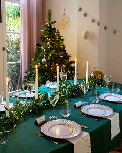 Talking Tables Tarjetas de lugar con nombre doradas, paquete de 20 | Decoraciones de mesa para cena, boda, aniversario, Navidad o Año Nuevo (LUXE-PCARD-20)