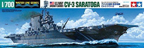 Tamiya 31713 - Maqueta portaaviones estadounidense CV-3 "Saratoga" - escala 1:700