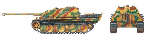 Tamiya 32522 1:48 DT. Panzer Jagdpanther SP.Aus de la Segunda Guerra Mundial-Réplica Fiel al Original, plástico, Hobby, Kit de modelismo, Montaje, sin Pintar, Multicolor