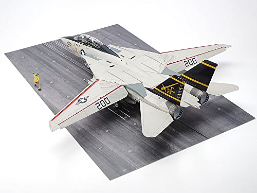 Tamiya 61122 1:48 Grumman F-14A Flzg-Trägerstart Spä. - réplica Fiel, Kit de plástico, Tinkering, modelismo, Montaje, sin Pintar