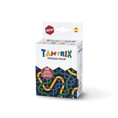 Tantrix 72080 Puzzle Pack, Juego en Solitario de lógica e ingenio. A Partir de 6 años