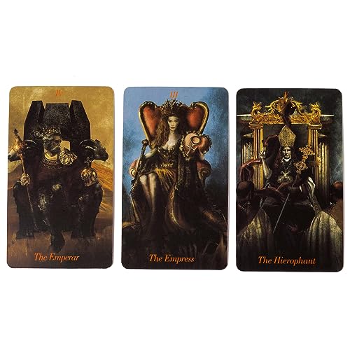 Tarot barroco, juego de cartas retro de Juego de Tronos 78, baraja de tarot para principiantes de 10 x 6,2 cm