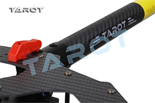 Tarot TL4X001 X4 paraguas de fibra de carbono plegable cuadricóptero kit con soporte de aterrizaje retráctil para RC Drone FPV +FS