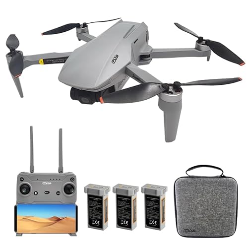 Teeggi Faith2 Mini Drones con Cámara 4K HD, Pesa Solo 239 Gramos, Cardán sin Escobillas de 3 Ejes, 3km FPV, Tiempo de Vuelo de 26 Minutos, Retorno Automático de GPS RC Drone, 3 Baterías
