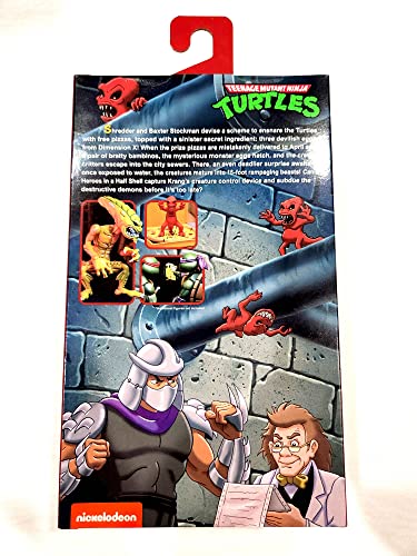 Teenage Mutant Ninja Turtles- Figura Ultimate Pizza Monster Tortugas Ninja 23cm Does Not Apply acción, Color Amarillo, One Size (NECA H858000)