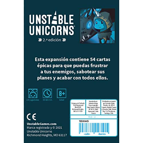 TeeTurtle Unstable Unicorns - Dragones - Expansión en Español