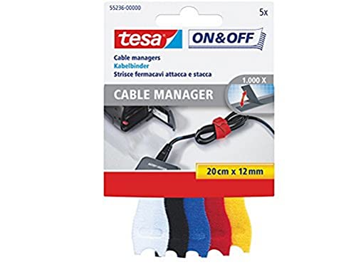 Tesa 55236-00000-01 5 Cables Manager