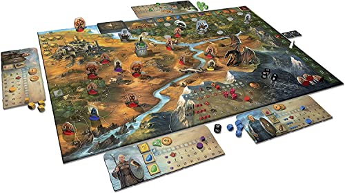 Thames & Kosmos , 692841, Legends of Andor: Dark Heroes (Expansion), Compatible with Part 1 & 3, Cooperative Board Game, 2-6 Players, Ages 10+