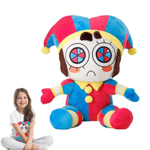 The Amazing Circus Digital Plush,Pomni Plushies Toy, Plush Circus Digital Plush,Clown Pomni/Pomni Jester and Jix Stuffed Cartoon Anime Plushies Doll