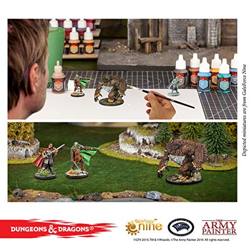 The Army Painter | Dungeons And Dragons Nolzur’s Marvelous Brush Set | 3 Brushes for Roleplaying, Boardgames, Wargames and Miniature Painting