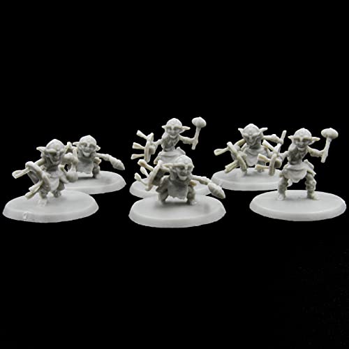 The Goblins are coming! Juego de 3 miniaturas de duendes | Escala de 28 mm perfecta para juegos de rol de mesa