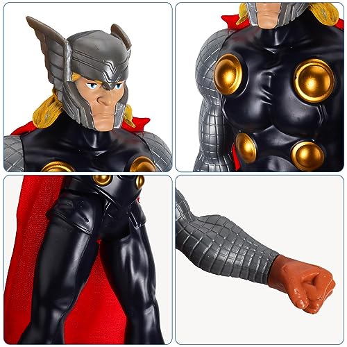 Thor Figura, Thor Marvel Avengers Titan Hero Series Juguetes, Titan Hero Serie Thor Action Figur, Figura de Acción de 30 cm del Superhéroe para Niños de 4 Años (Thor)