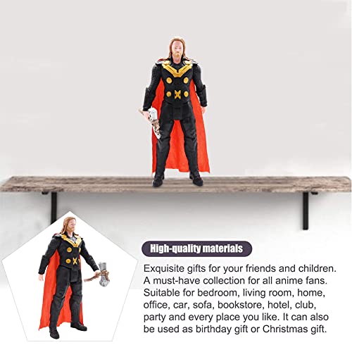 Thor Figure de Acción, Avengers Figura Thor Actionfigur de PVC Juguete Coleccionable Modelos de Colección de Escritorio Juguetes Figuras Coleccionables para Regalos, Decoraciones de Escritorio, 30CM