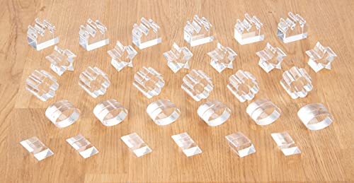 TickiT 72618 Tesoros de Cristal Transparente, Juego de 30