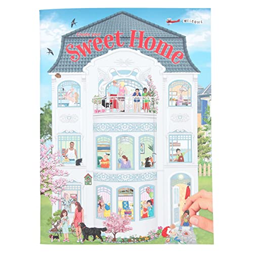 TOP MODEL- Create Your Sweet Home Casas de muñecos y Accesorios, Multicolor (11965)